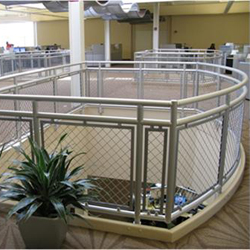 Wire Mesh  Architectural Handrail by Hollaender